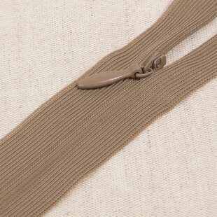 Blinde rits - kastanjebruin 563