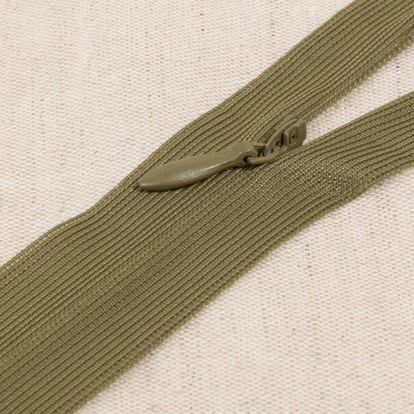 Blinde rits - legergroen 565