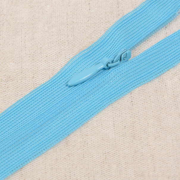 Blinde rits - turquoise 833