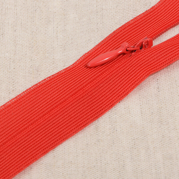 Blinde rits - vuurrood 820