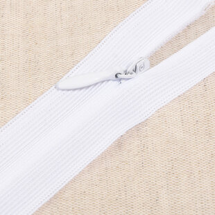 Blinde rits - wit 501