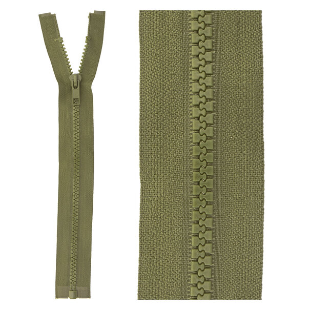 Blokrits deelbaar - legergroen 566