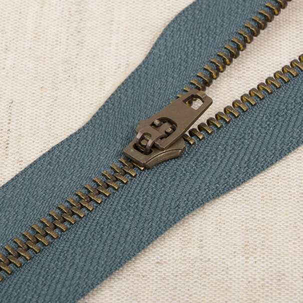 Metalen rits - antraciet 579