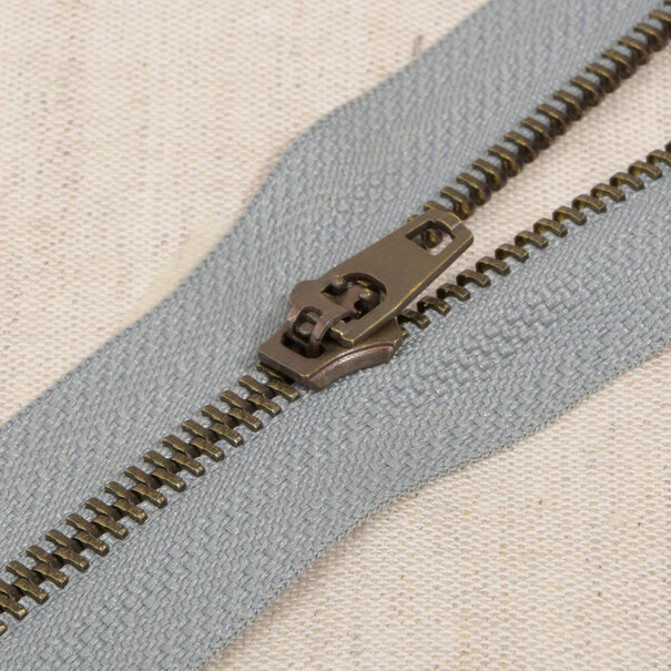 Metalen rits - asgrijs 577