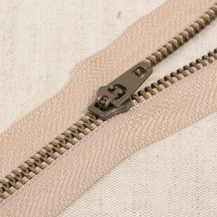 Metalen rits - beige 573