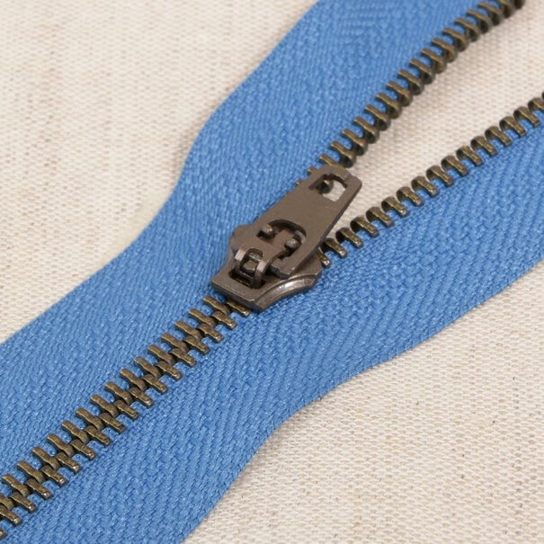 Metalen rits - koningsblauw 557