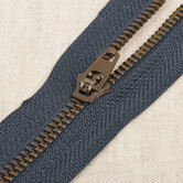 Metalen rits - marineblauw 560