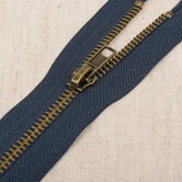 Metalen rits deelbaar - marineblauw 560