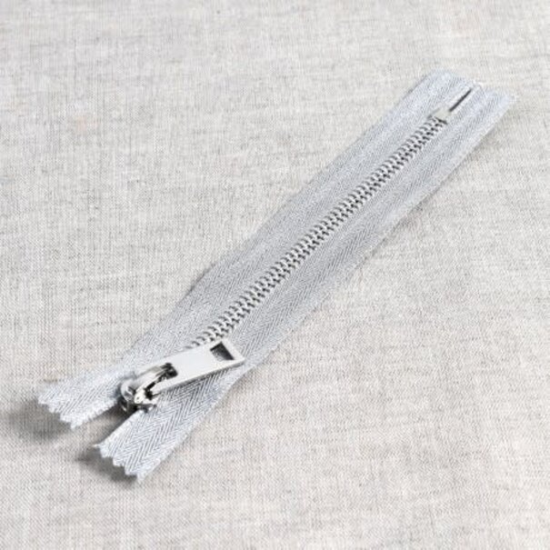 Metalen sierrits metallic - zilver