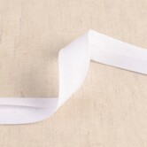 Biais double gauze - wit 1