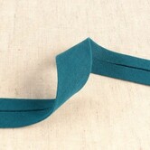 Biais double gauze - blauwgroen 26