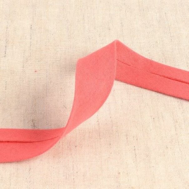 Biais double gauze - zalmroze 85