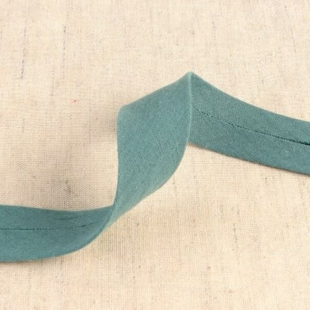 Biais double gauze - licht kakigroen 63