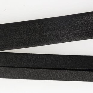 Biais imitatieleder - zwart 014