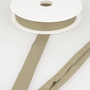 Biais tricot - taupe 45