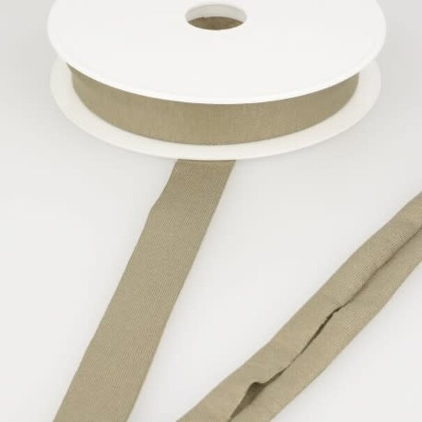 Biais tricot - taupe 45