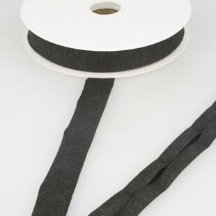 Biais tricot - zwart grijs 39