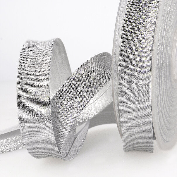 Biais metallic - zilver 2