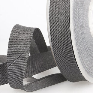 Biais metallic - zwart 14