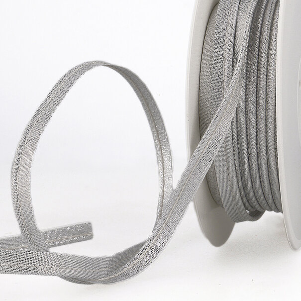 Paspel metallic - zilver 2