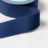 Ribslint katoen - marineblauw 23