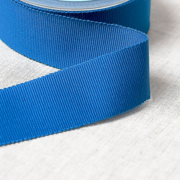 Ribslint katoen - kanarieblauw 26