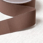 Ribslint katoen - donkerbruin 56