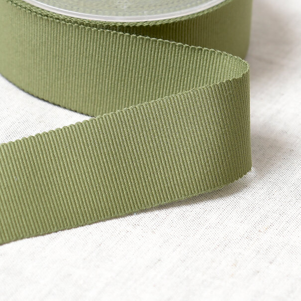 Ribslint katoen - kaki 58