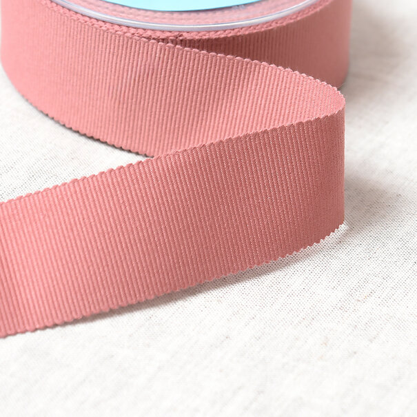 Ribslint katoen - oudroze 77