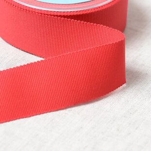 Ribslint katoen - rood 8