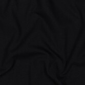 Katoentricot - zwart