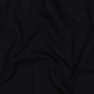 Katoentricot - zwart