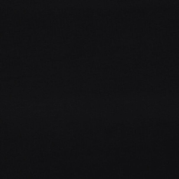 Katoentricot - zwart