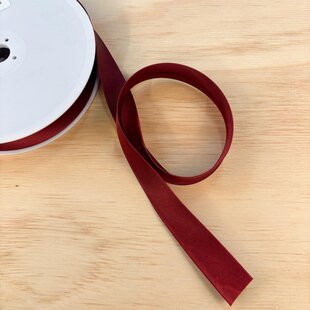 Biais satijn - burgundy 72