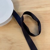 Biais satijn - marineblauw 27