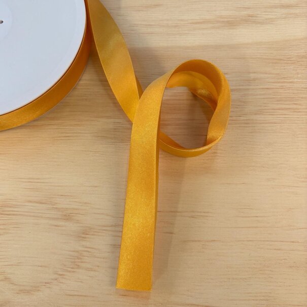 Biais satijn - mosterd 42