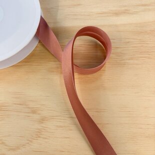 Biais satijn - oudroze 77