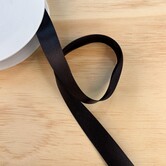 Biais satijn - zwart 14