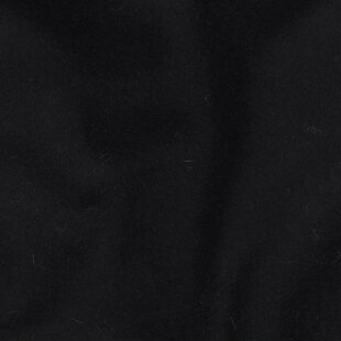 Katoen fleece GOTS - zwart