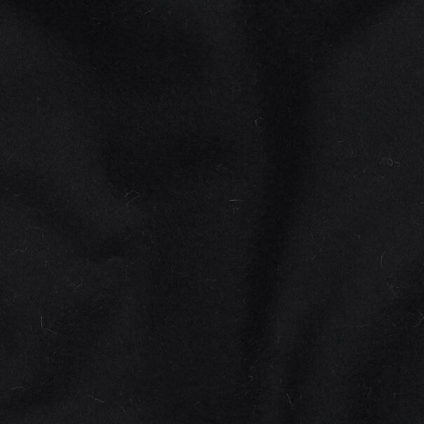Katoen fleece GOTS - zwart
