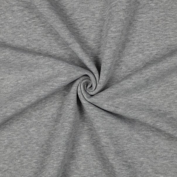 Sweaterstof - lichtgrijs melange 41