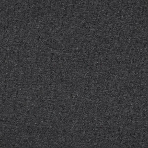 Sweaterstof - donkergrijs melange 55