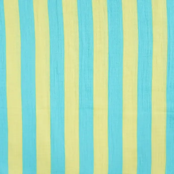 Aqua strepen - double gauze