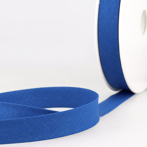 Biais katoen - helder blauw 118