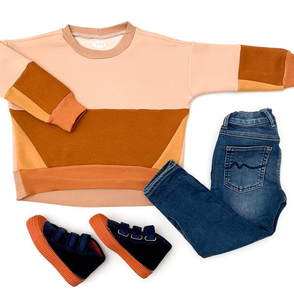 Sweaterstof - ecru melange 62