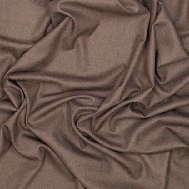 Bamboe twill - chocoladebruin