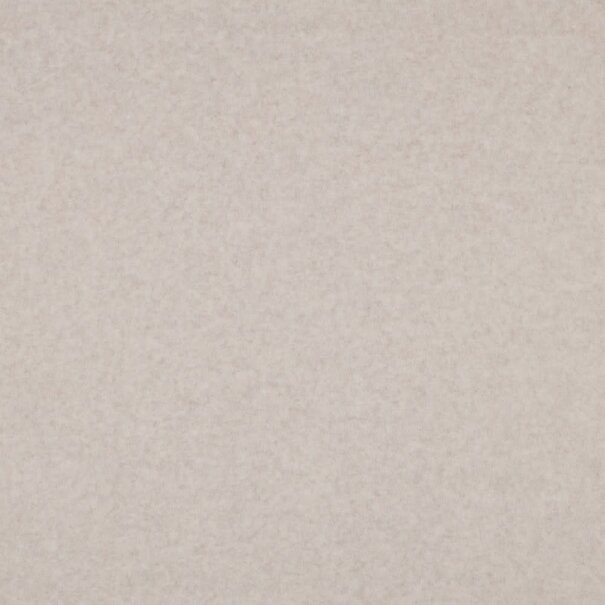 Katoen fleece GOTS - beige melange