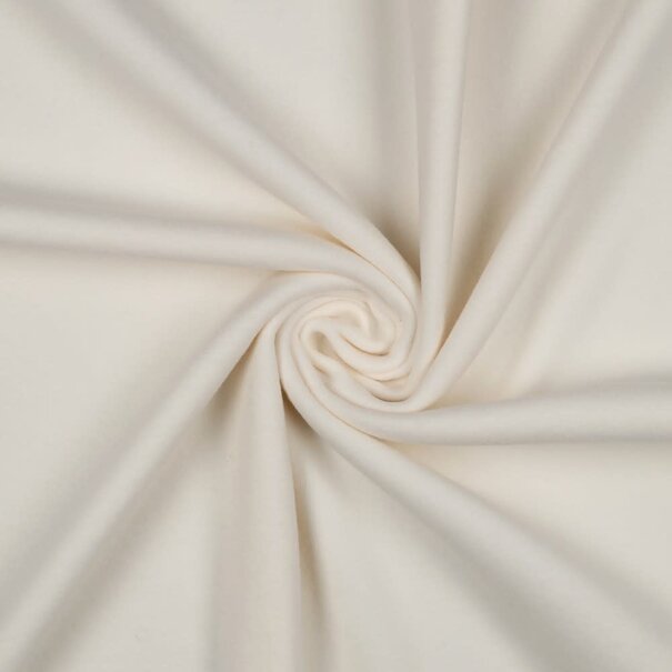 Katoen fleece GOTS - ecru