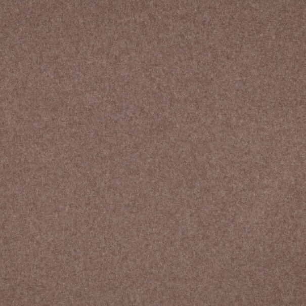 Katoen fleece GOTS - mokka melange