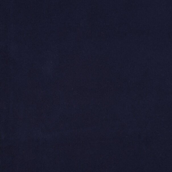 Katoen fleece GOTS - marineblauw